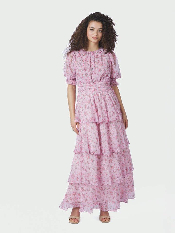 Sable Meadow Printed Dress Light Pink | Kjoler | Smuk