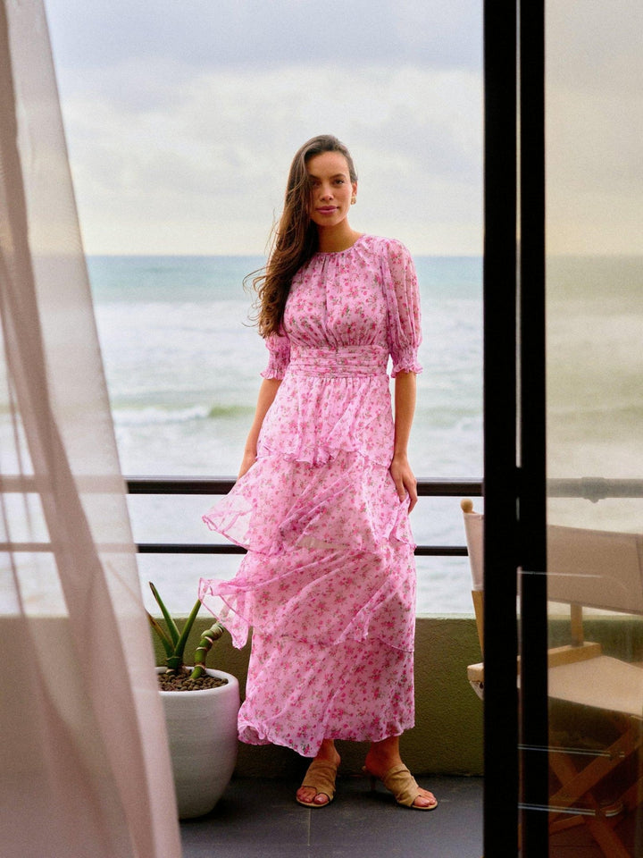 Sable Meadow Printed Dress Light Pink | Kjoler | Smuk