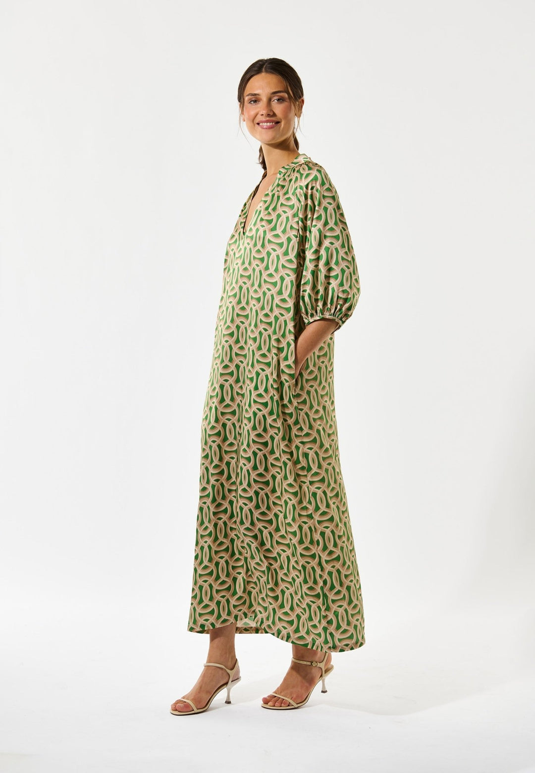 Sabrinadea Dress Deuce Green | Kjoler | Smuk