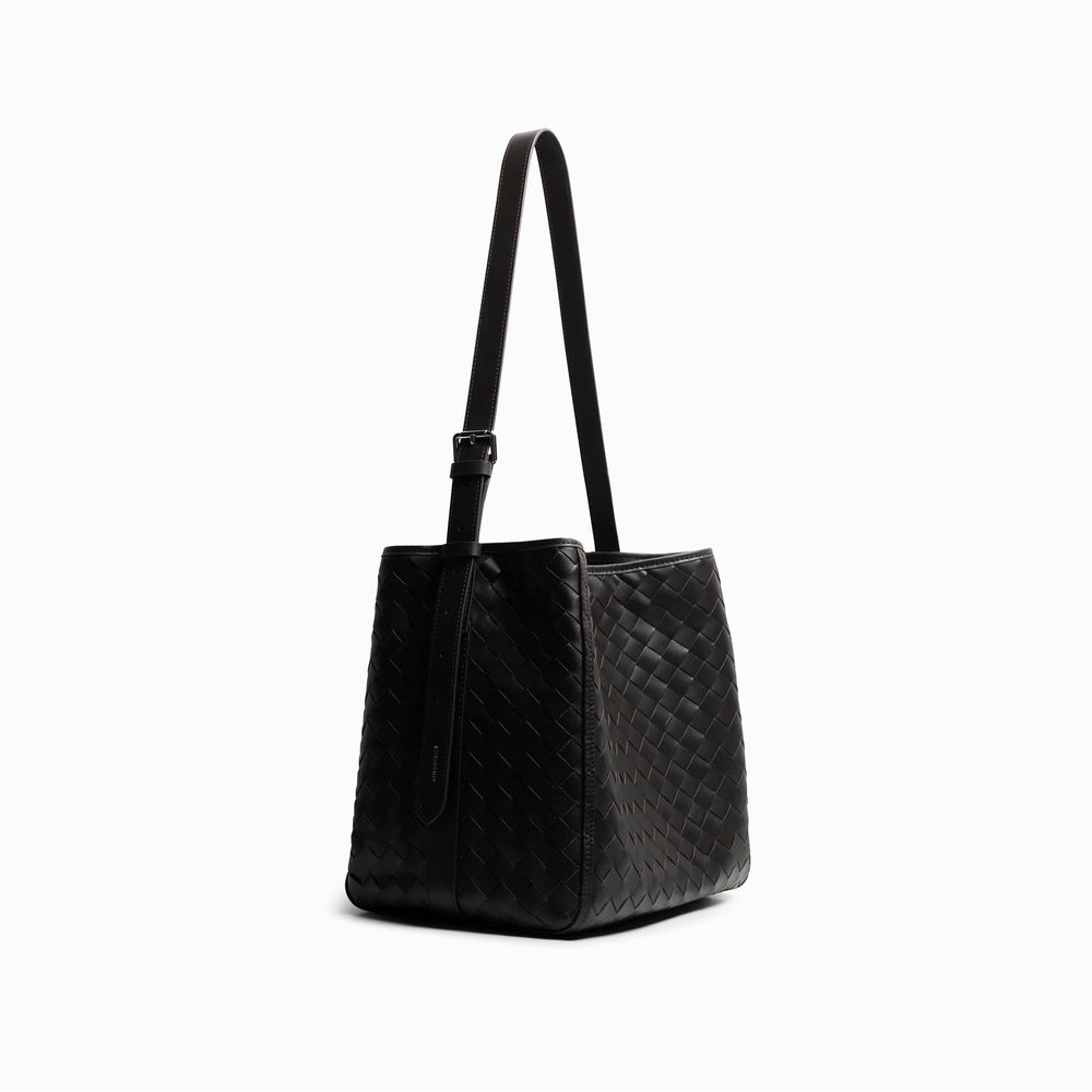 Sac Medium Braided Tote Bag Coffee | Accessories | Smuk - Dameklær på nett