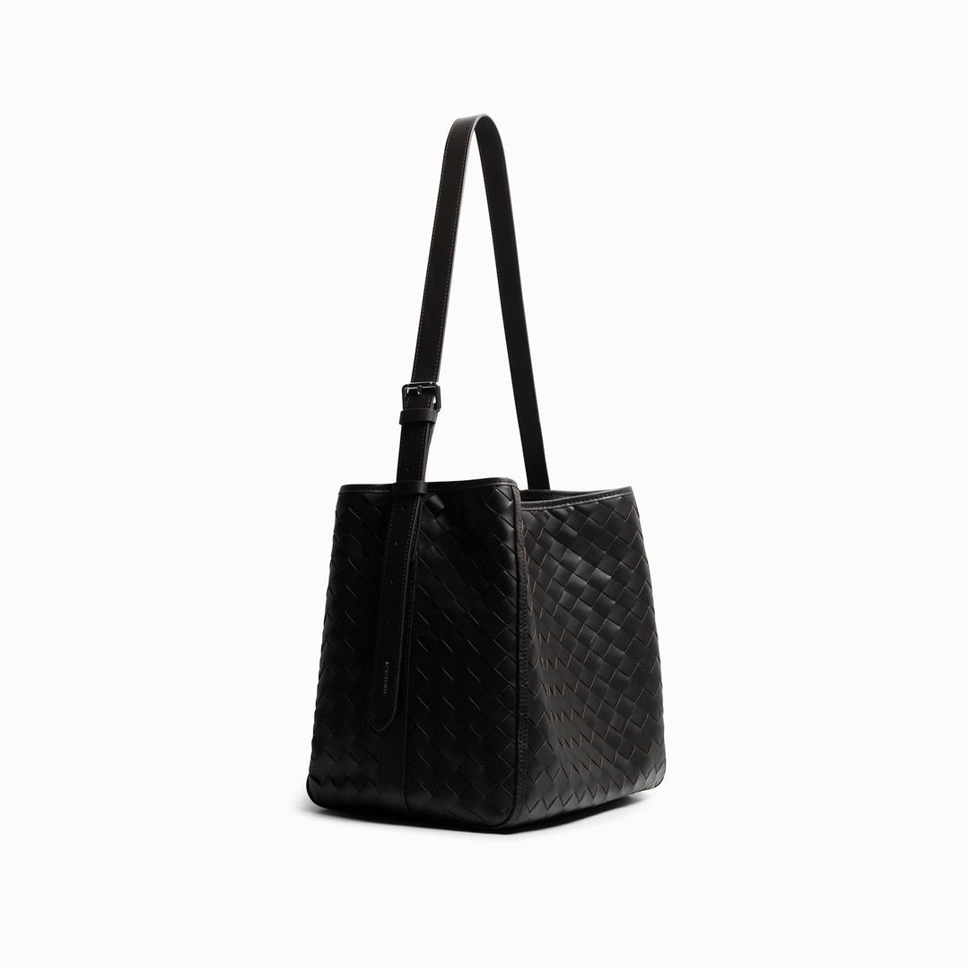 Sac Medium Braided Tote Bag Coffee | Accessories | Smuk - Dameklær på nett