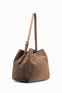 Sac Medium Suede Canguro