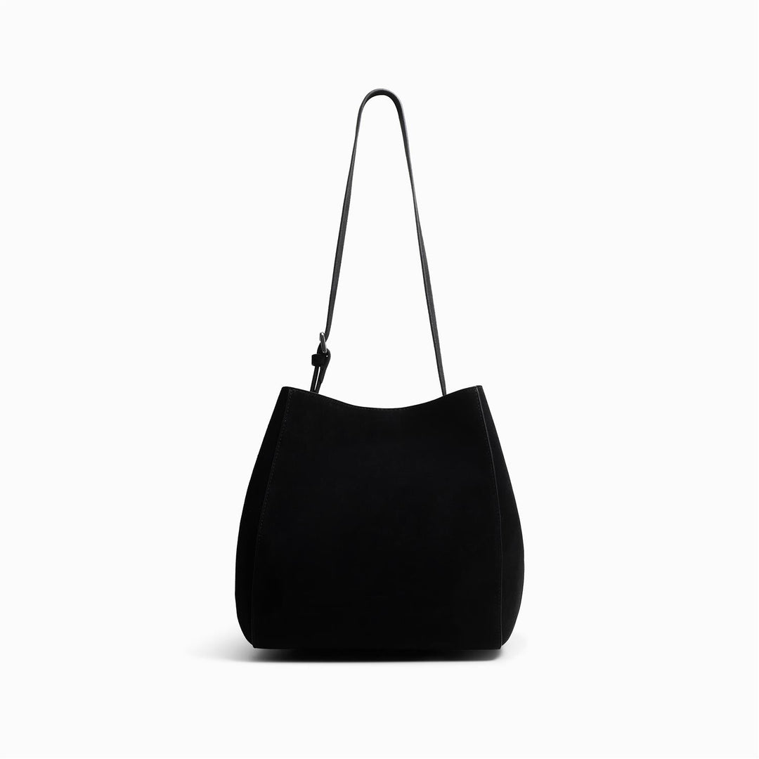 Sac Medium Suede Tote Bag Black | Accessories | Smuk - Dameklær på nett