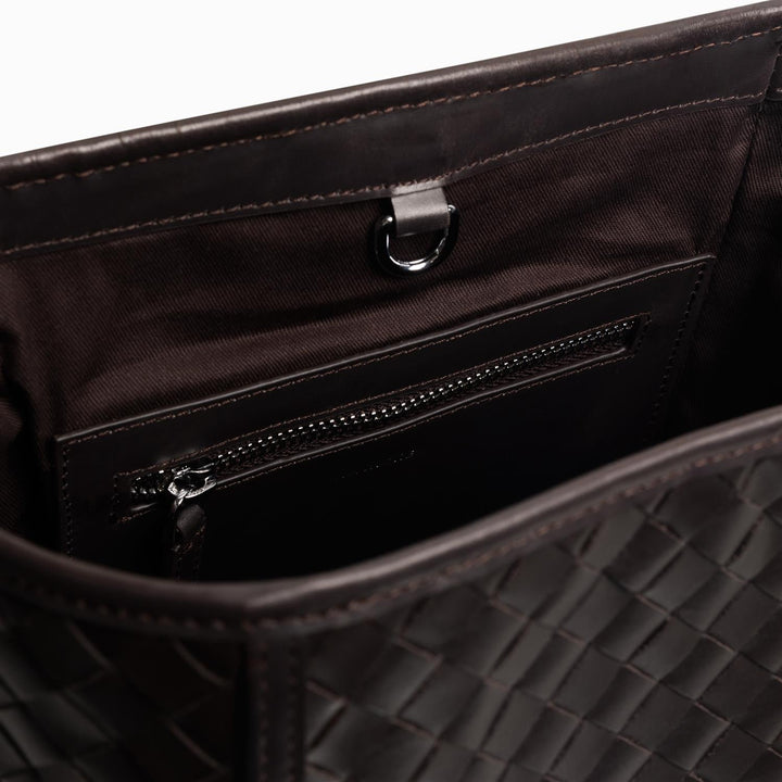 Sac Mini Braided Tote Bag Coffee | Accessories | Smuk - Dameklær på nett