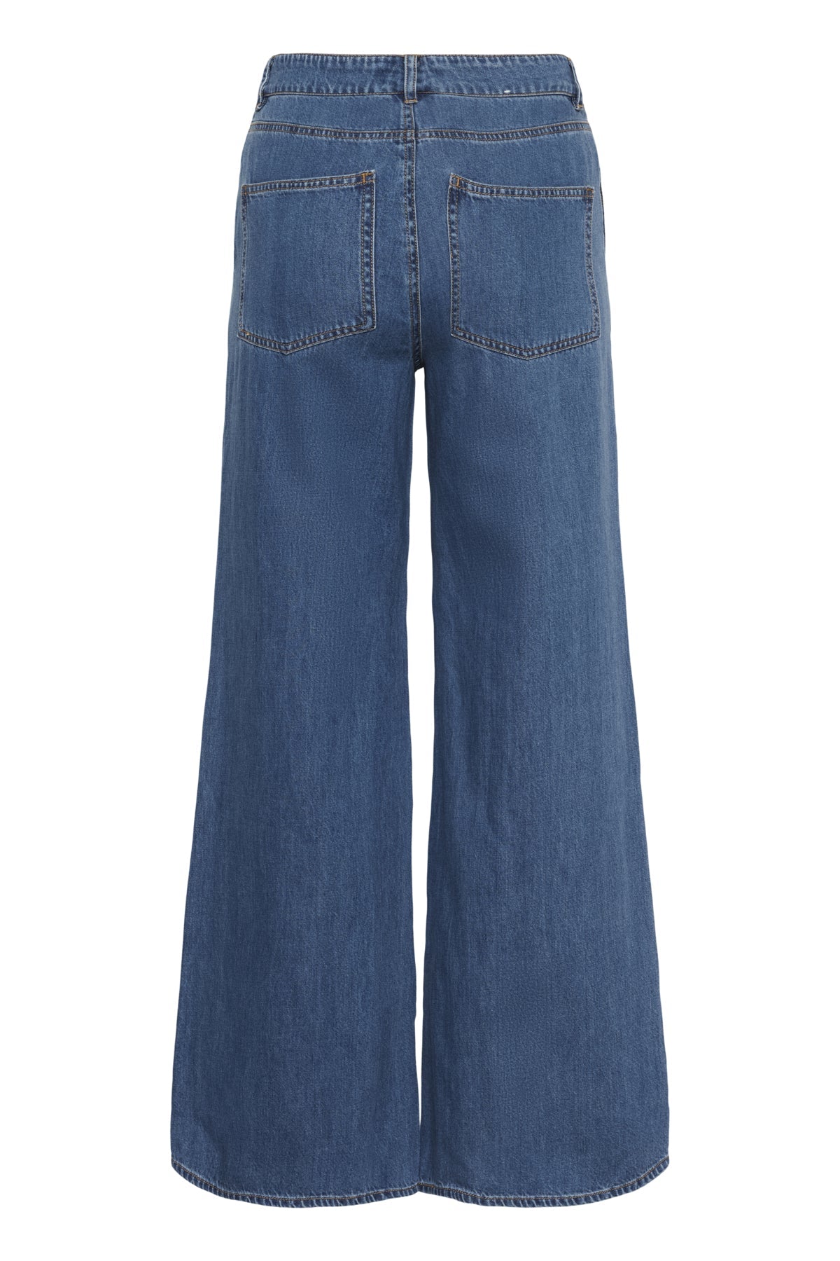 【sunsea】 snm-blue2 wide straight pants Part Two - Safinas Pants Medium Blue Denim - Smuk