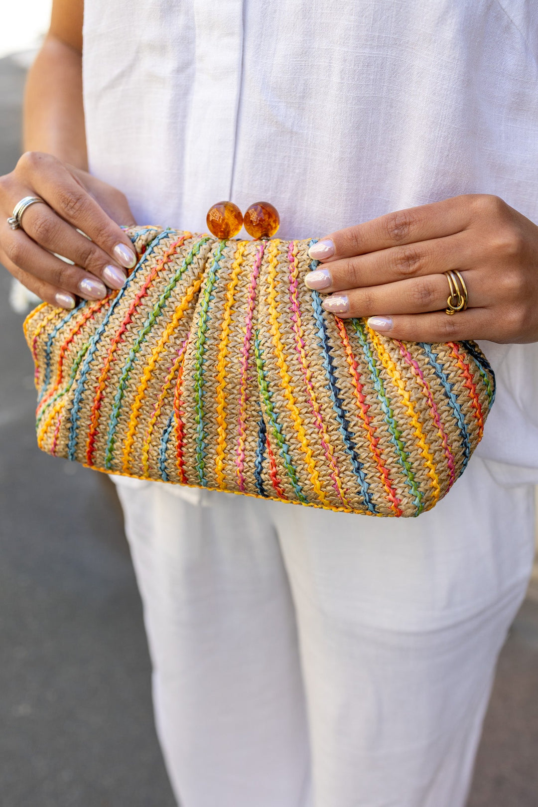 Saint Tropez Clutch Multi | Vesker | Smuk