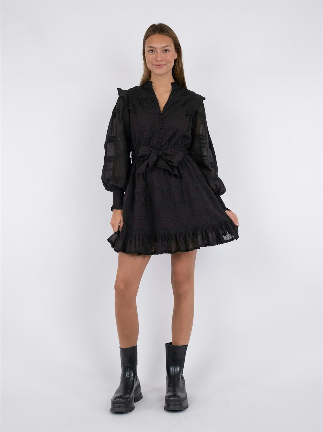 Salli S Voile Dress Black | Kjoler | Smuk - Dameklær på nett