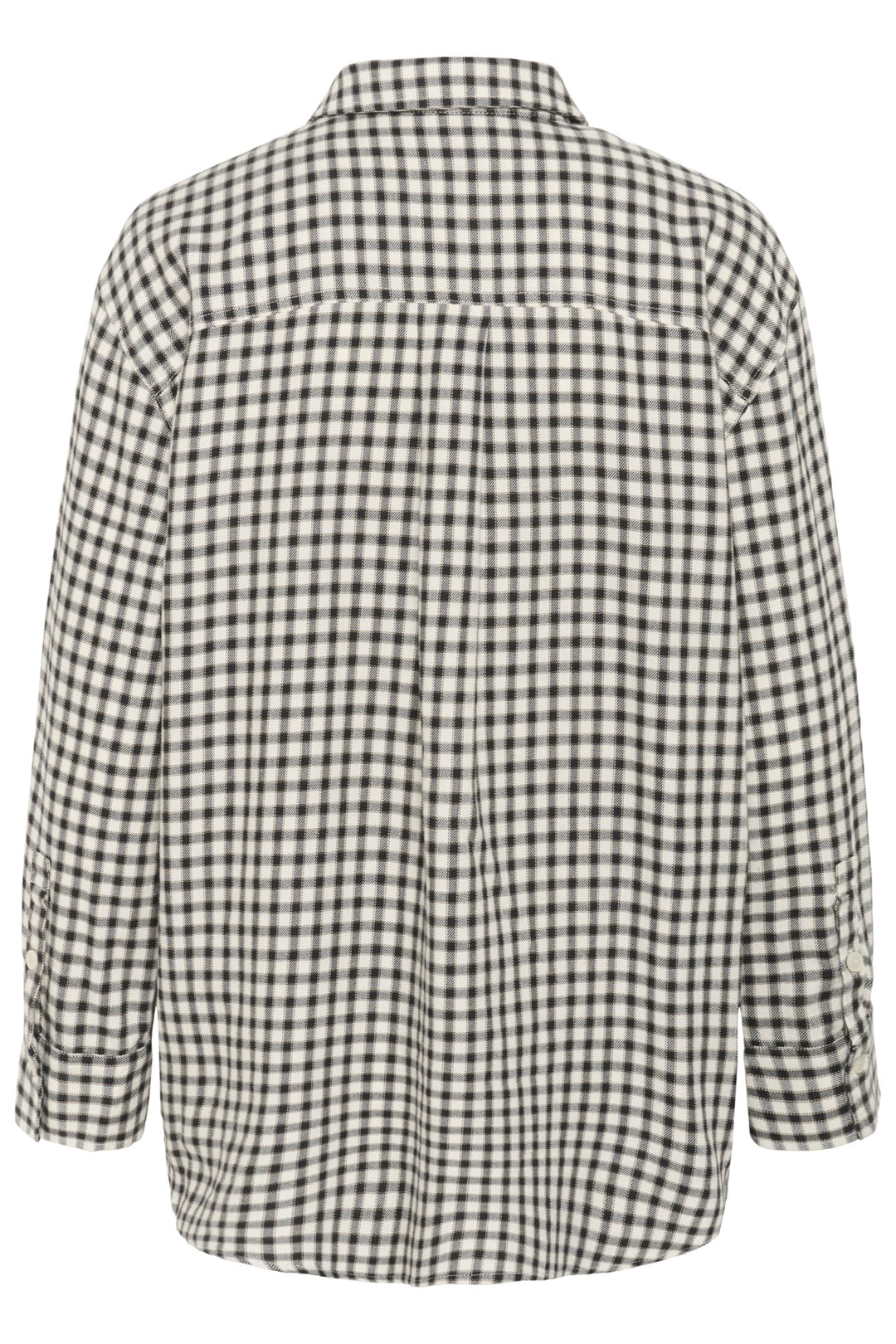 Samea Shirt Dark Navy Mini Check | Skjorter og bluser | Smuk - Dameklær på nett