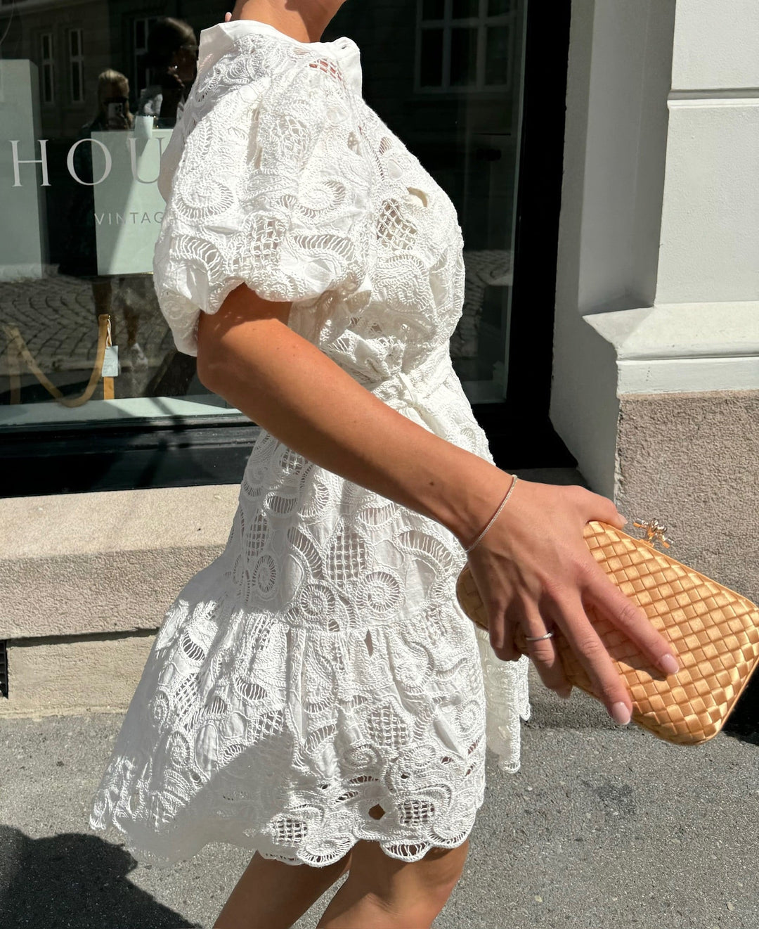 Sana Ss Dress Star White | Kjoler | Smuk - Dameklær på nett