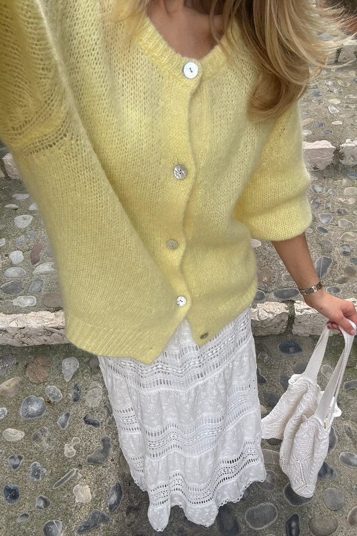 Sara Long Skirt White Lace | Skjørt | Smuk - Dameklær på nett