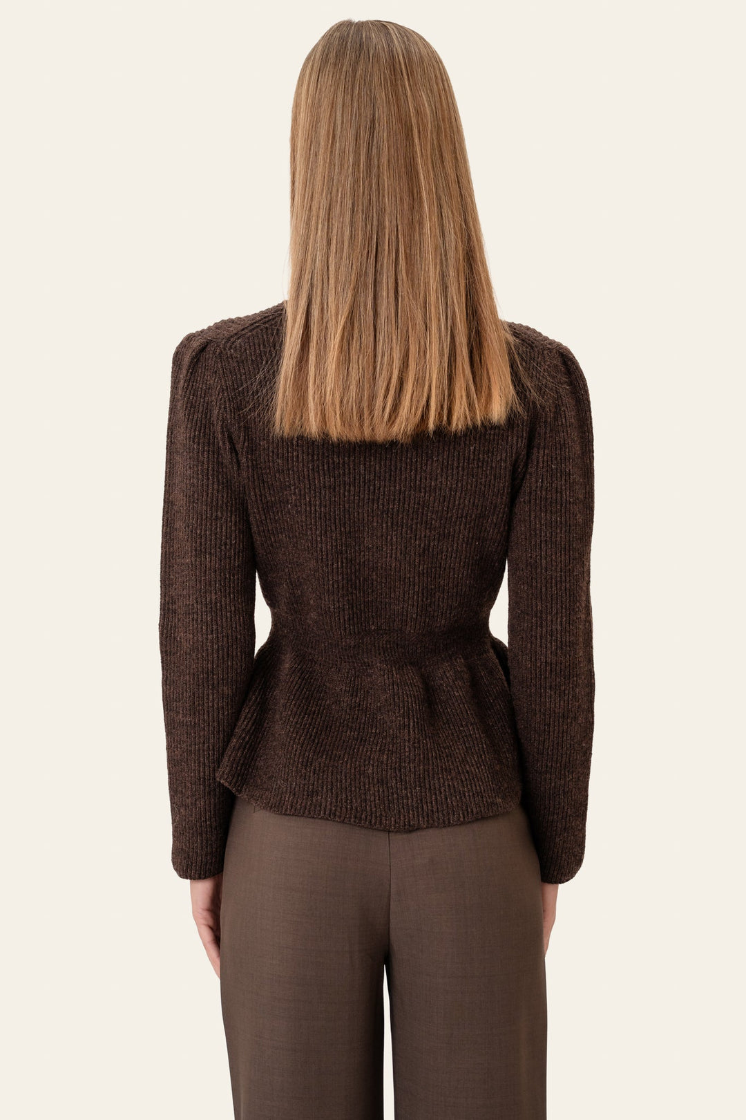 Sara Sweater Dark Brown | Genser | Smuk