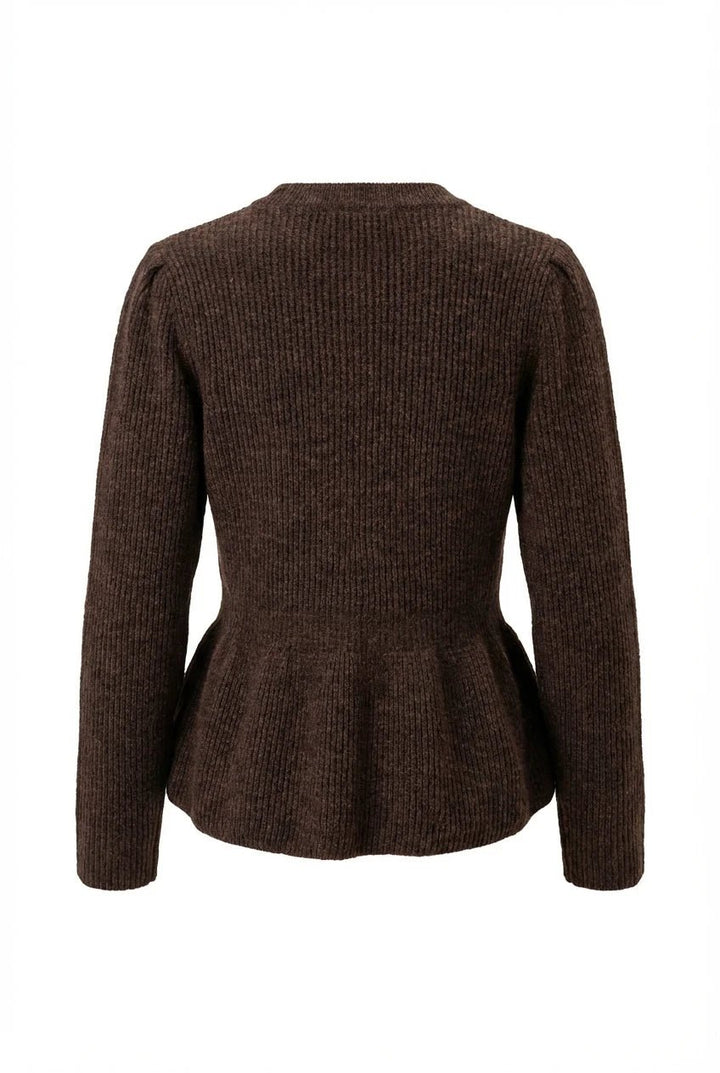 Sara Sweater Dark Brown | Genser | Smuk
