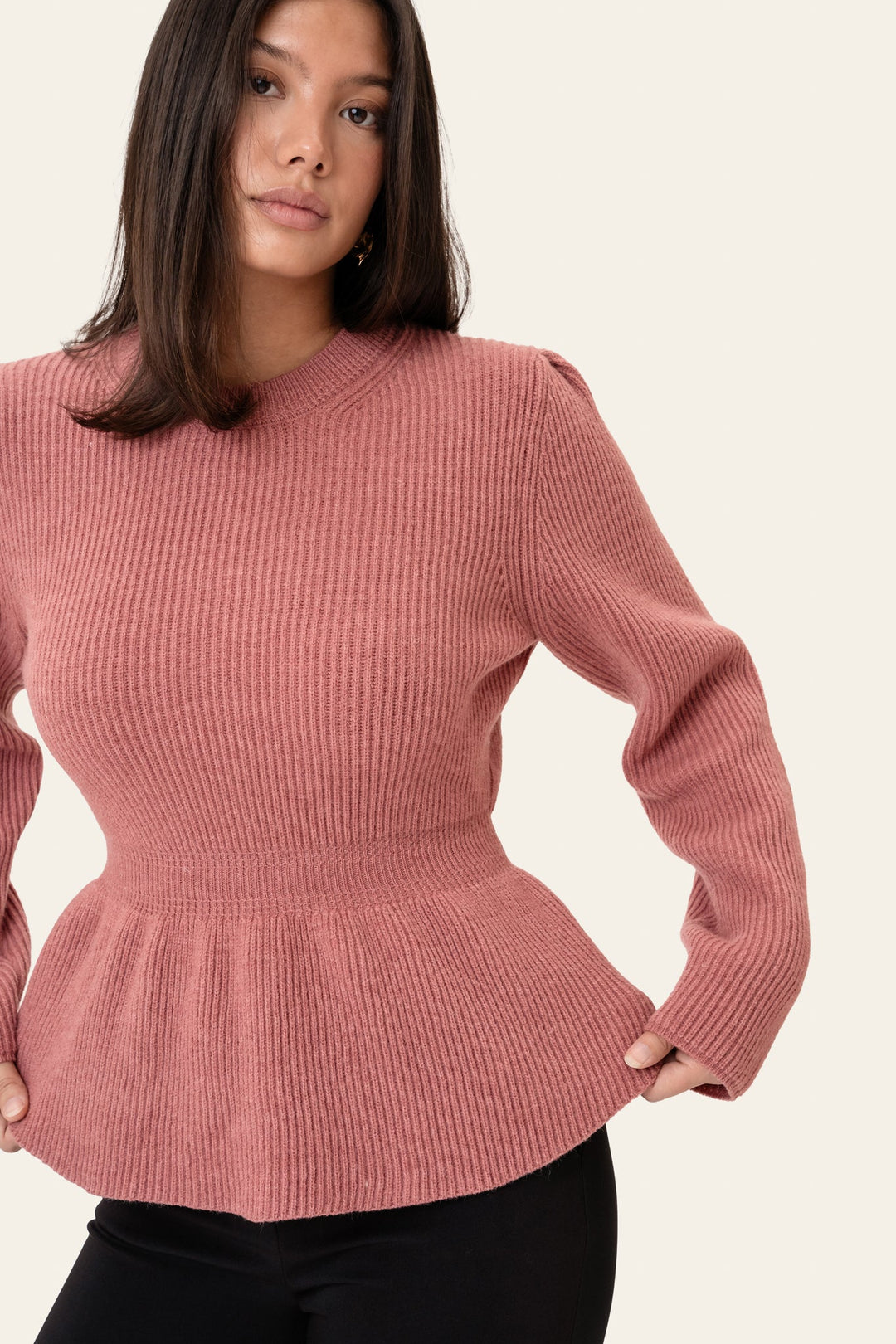 Sara Sweater Dusty Rose | Genser | Smuk