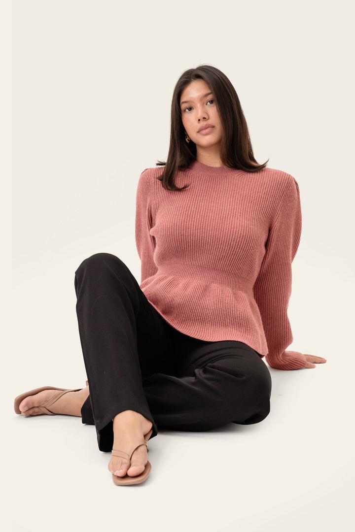 Sara Sweater Dusty Rose | Genser | Smuk