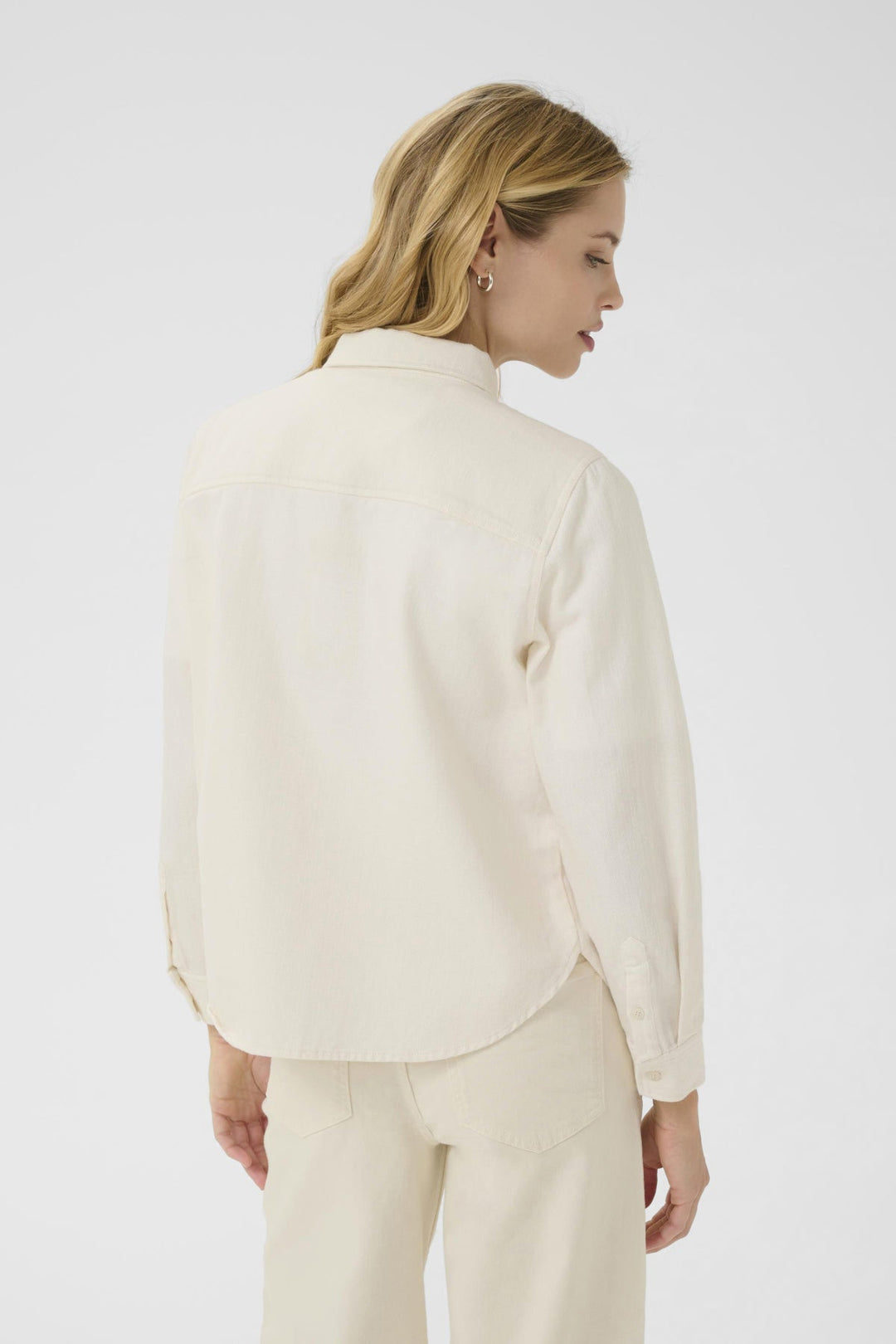 Sarafia Shirt Eggnog | Skjorter og bluser | Smuk - Dameklær på nett