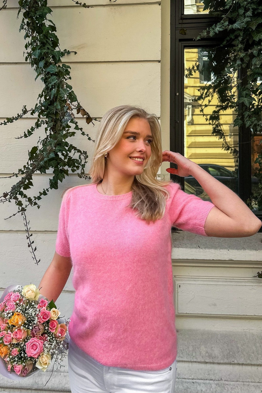 Sarah Pullover Tropical Pink | Genser | Smuk - Dameklær på nett