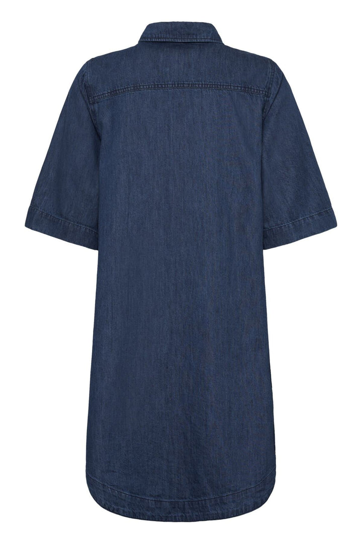 Sardia Dress Medium Dark Blue Denim | Kjoler | Smuk - Dameklær på nett