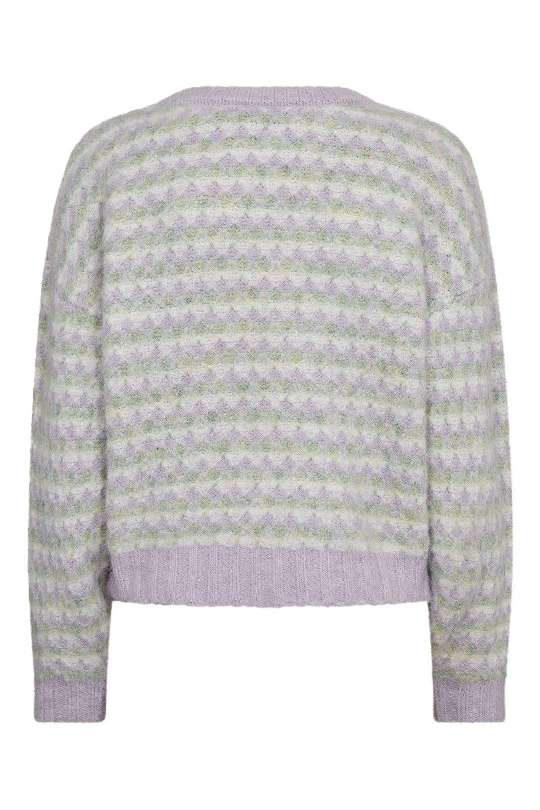Sassi Knit Pullover Green/Purple | Genser | Smuk