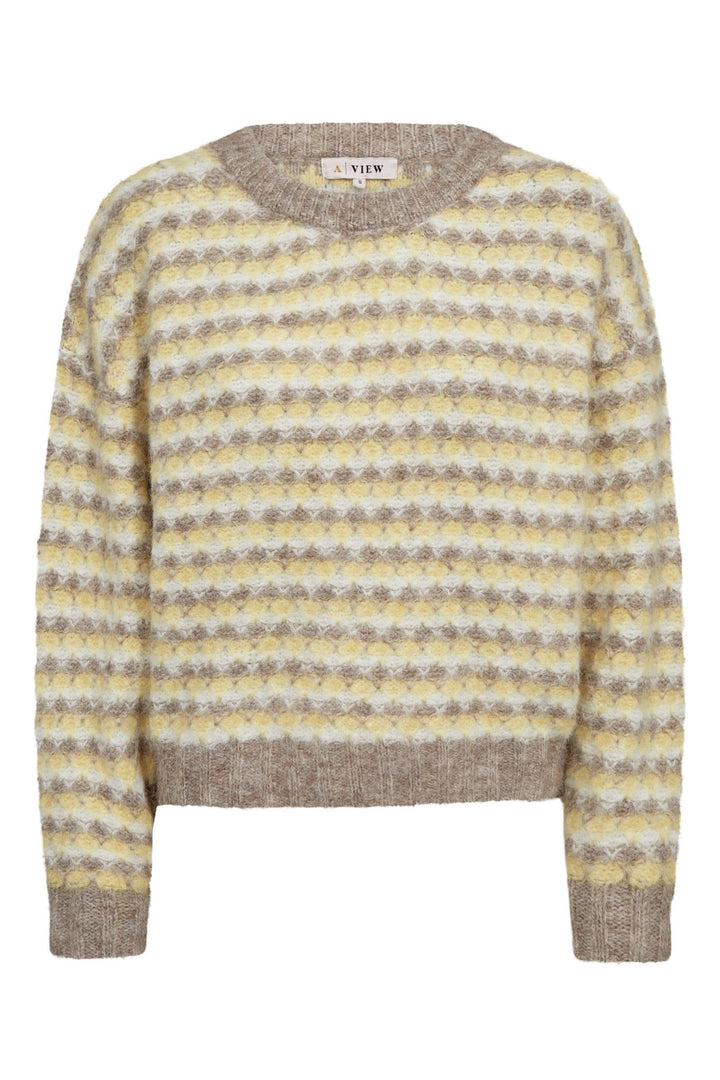Sassi Knit Pullover Sand/Yellow | Genser | Smuk