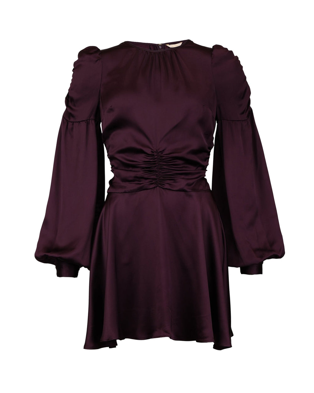 Satin Mini Dress Burgundy | Kjoler | Smuk
