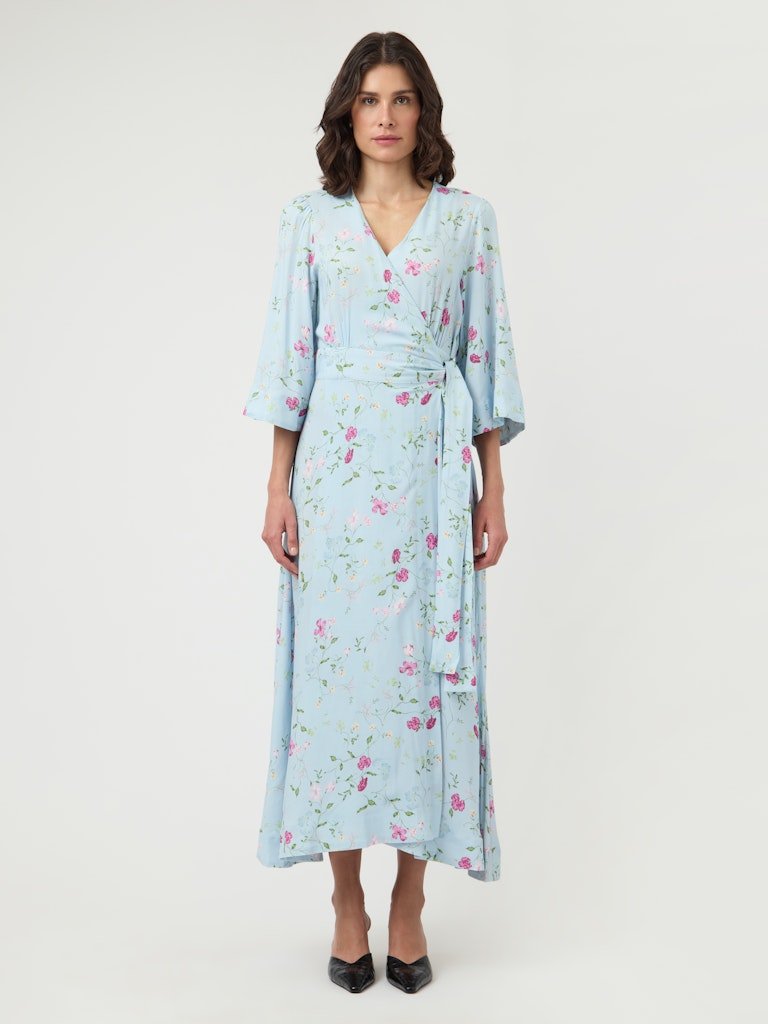 Savanna 3/4 Wrap Long Dress Skyway Botalia | Kjoler | Smuk