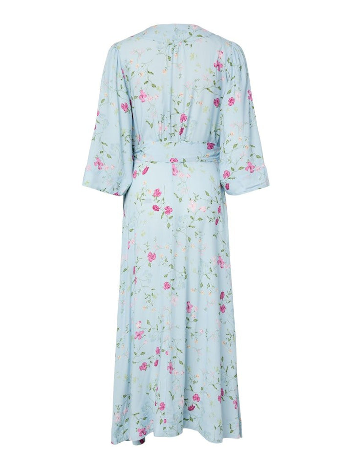 Savanna 3/4 Wrap Long Dress Skyway Botalia | Kjoler | Smuk