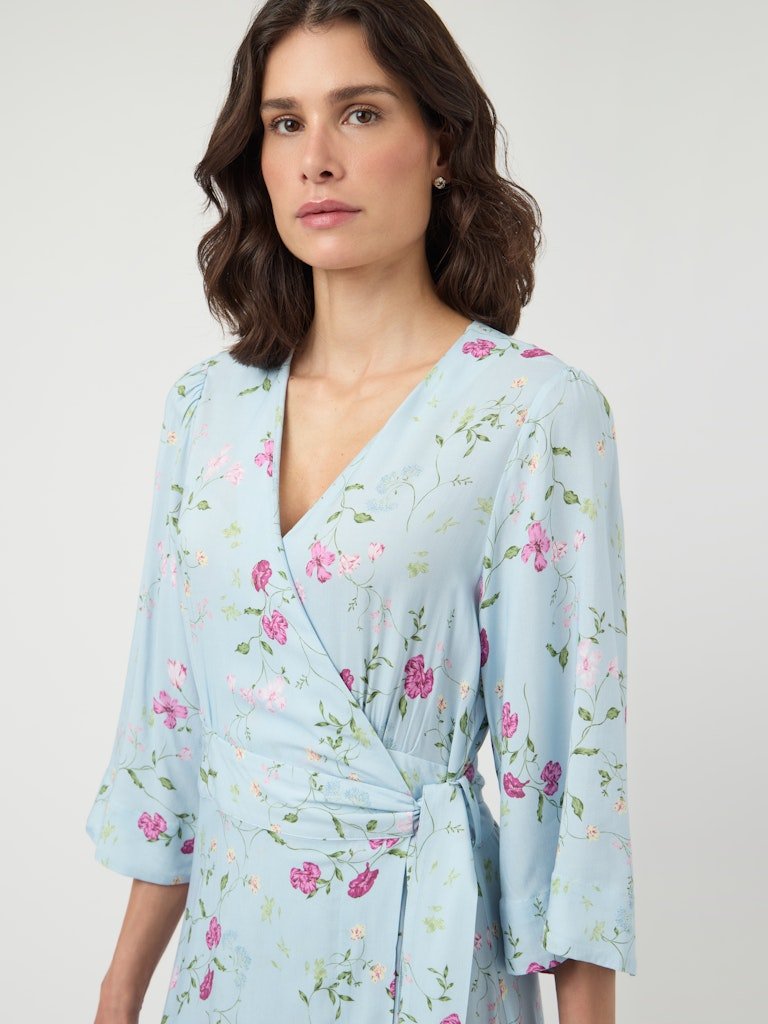 Savanna 3/4 Wrap Long Dress Skyway Botalia | Kjoler | Smuk
