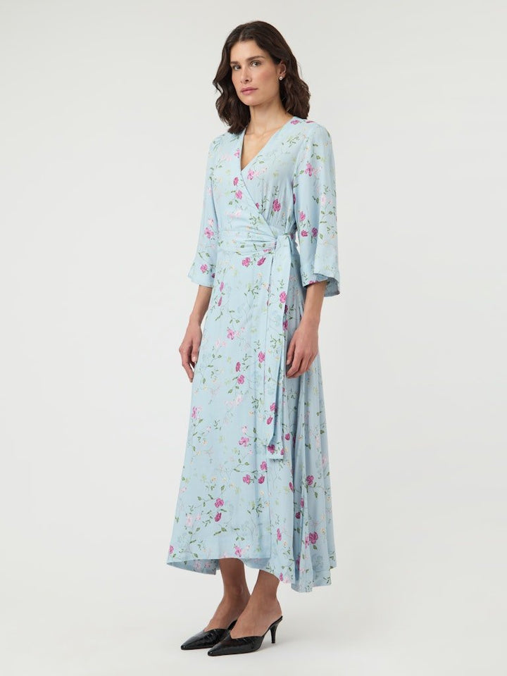Savanna 3/4 Wrap Long Dress Skyway Botalia | Kjoler | Smuk