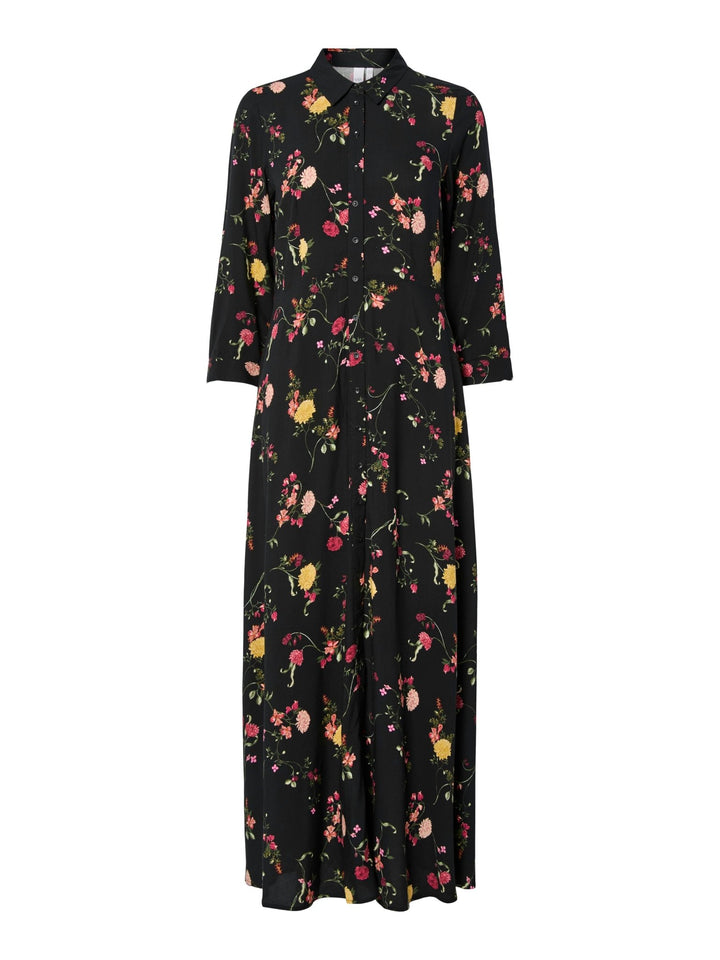 Savanna Long Shirt Dress Black Botari | Kjoler | Smuk - Dameklær på nett