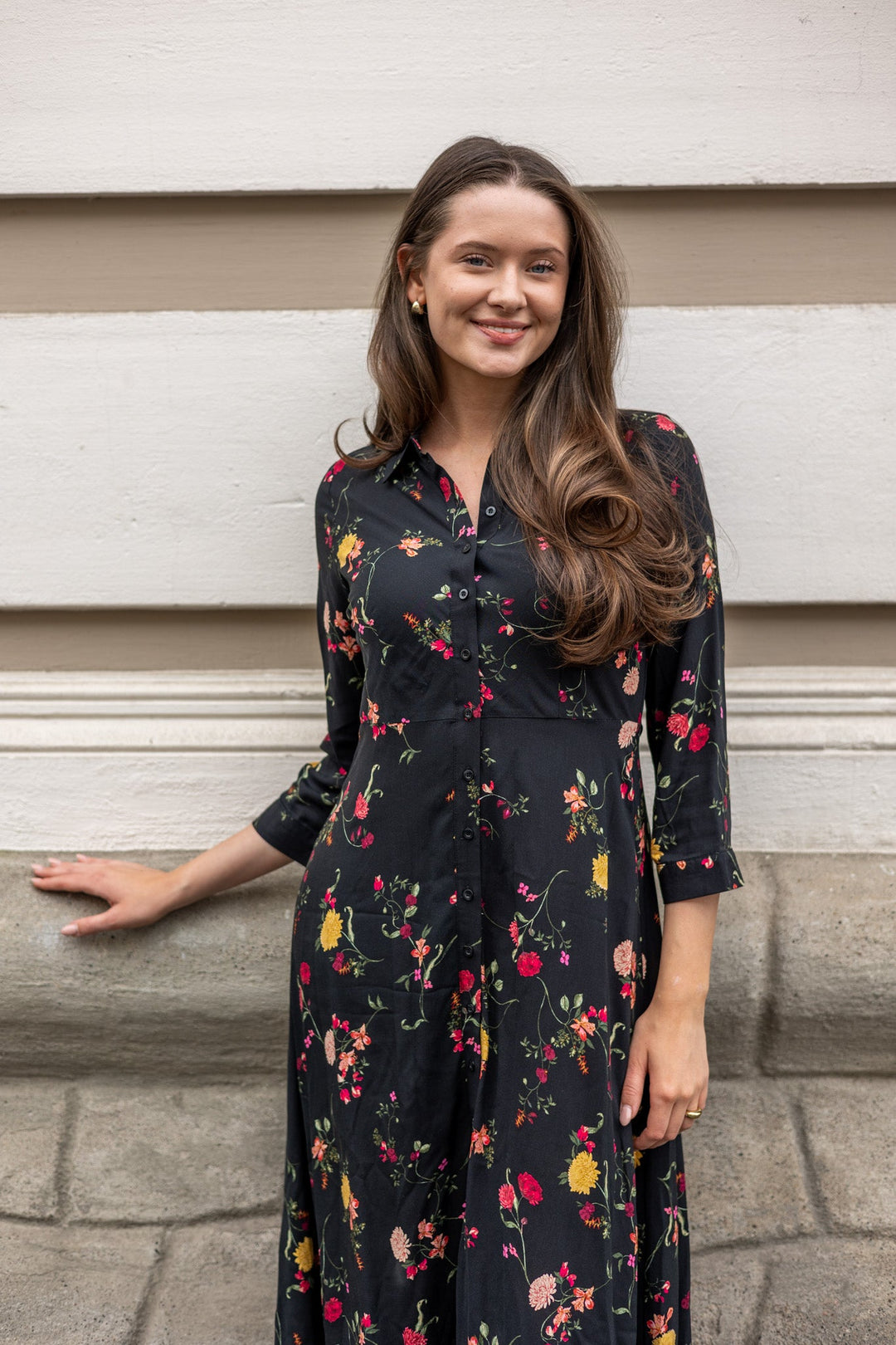 Savanna Long Shirt Dress Black Botari | Kjoler | Smuk - Dameklær på nett