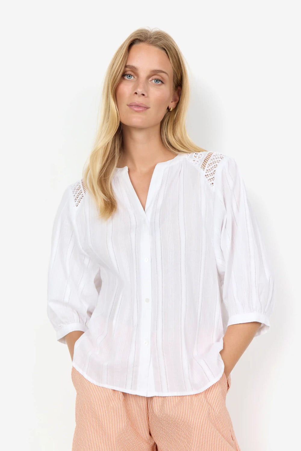 Sc-Edona 1 White | Skjorter og bluser | Smuk - Dameklær på nett