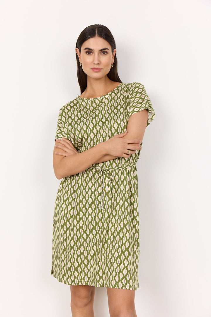 Sc - Felicity Aop 508 Calliste Green Combi | Kjoler | Smuk - Dameklær på nett