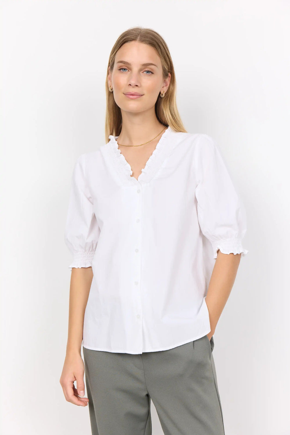 Sc-Milly 7 White | Skjorter og bluser | Smuk - Dameklær på nett