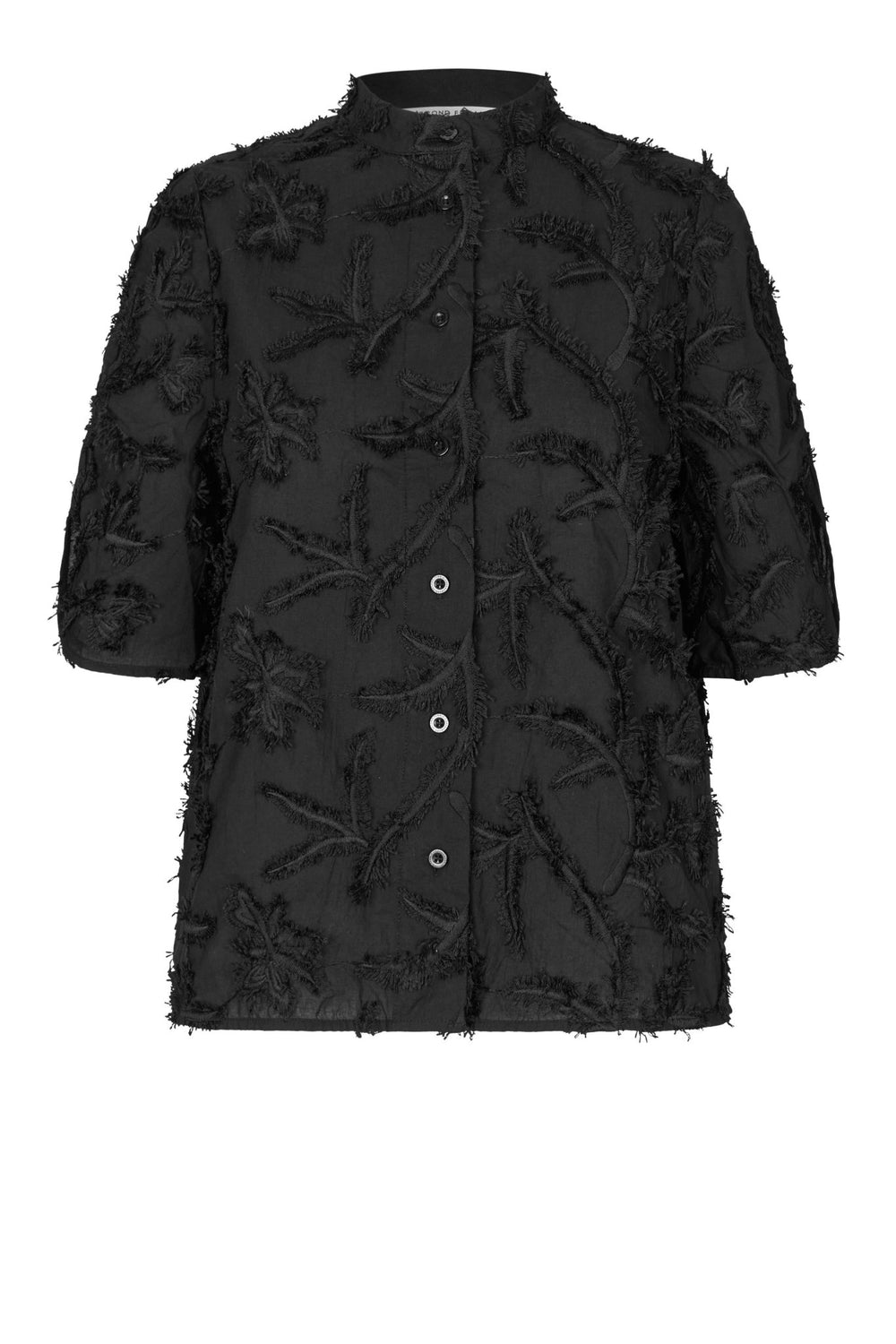 Seena Ss Shirt Black | Skjorter og bluser | Smuk - Dameklær på nett