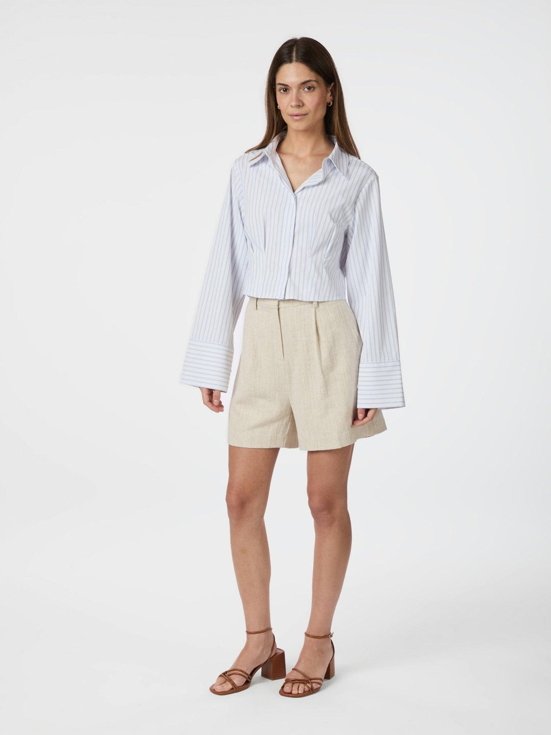 Sega Ramie Shorts Natural | Shorts | Smuk - Dameklær på nett