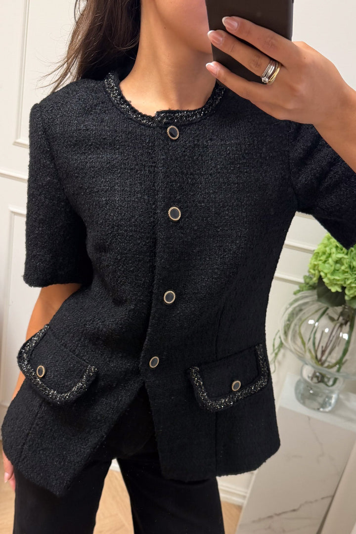 Selina Ss Blazer Jacket Black | Blazer | Smuk