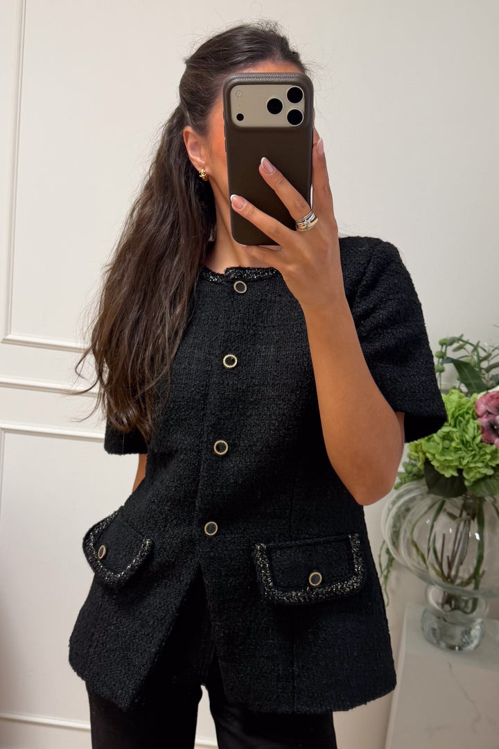 Selina Ss Blazer Jacket Black | Blazer | Smuk