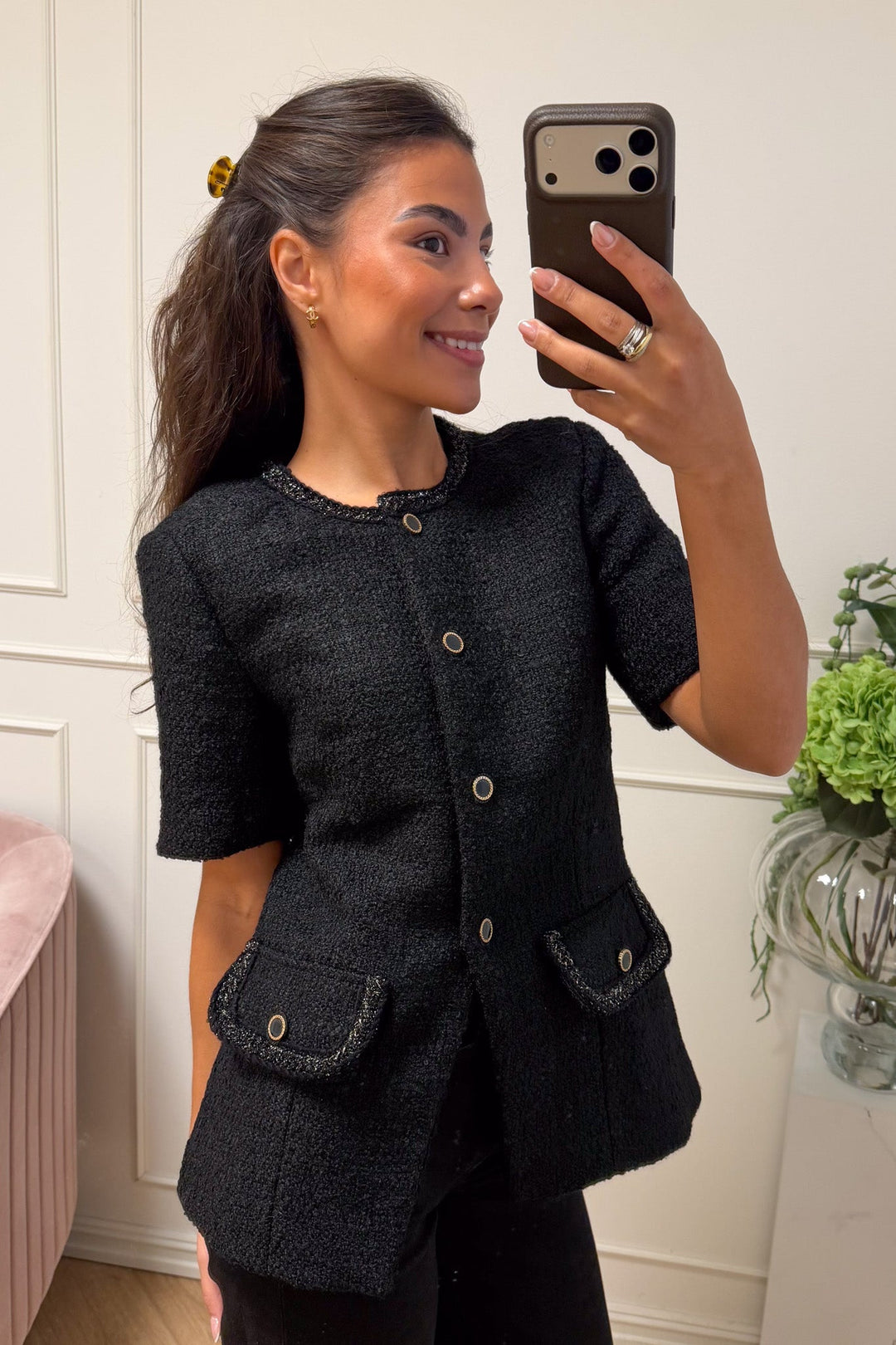 Selina Ss Blazer Jacket Black | Blazer | Smuk