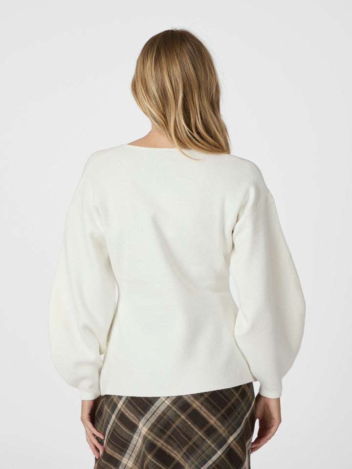 Sellie Knit Cardigan Off White | Genser | Smuk - Dameklær på nett