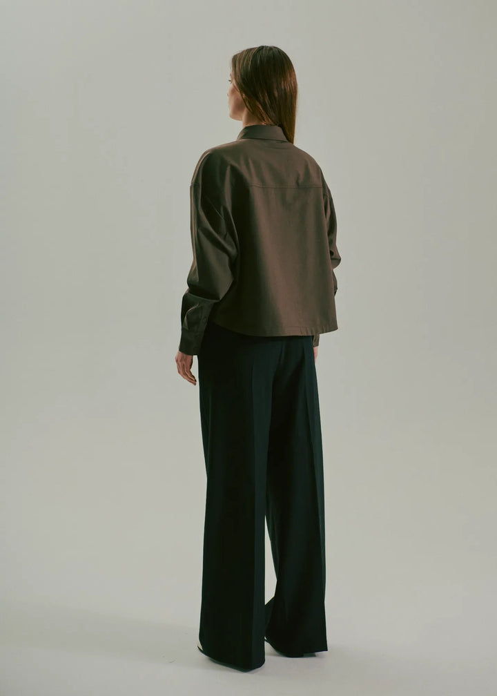Sellma Shirt Shirts Cacao Melange | Skjorter og bluser | Smuk