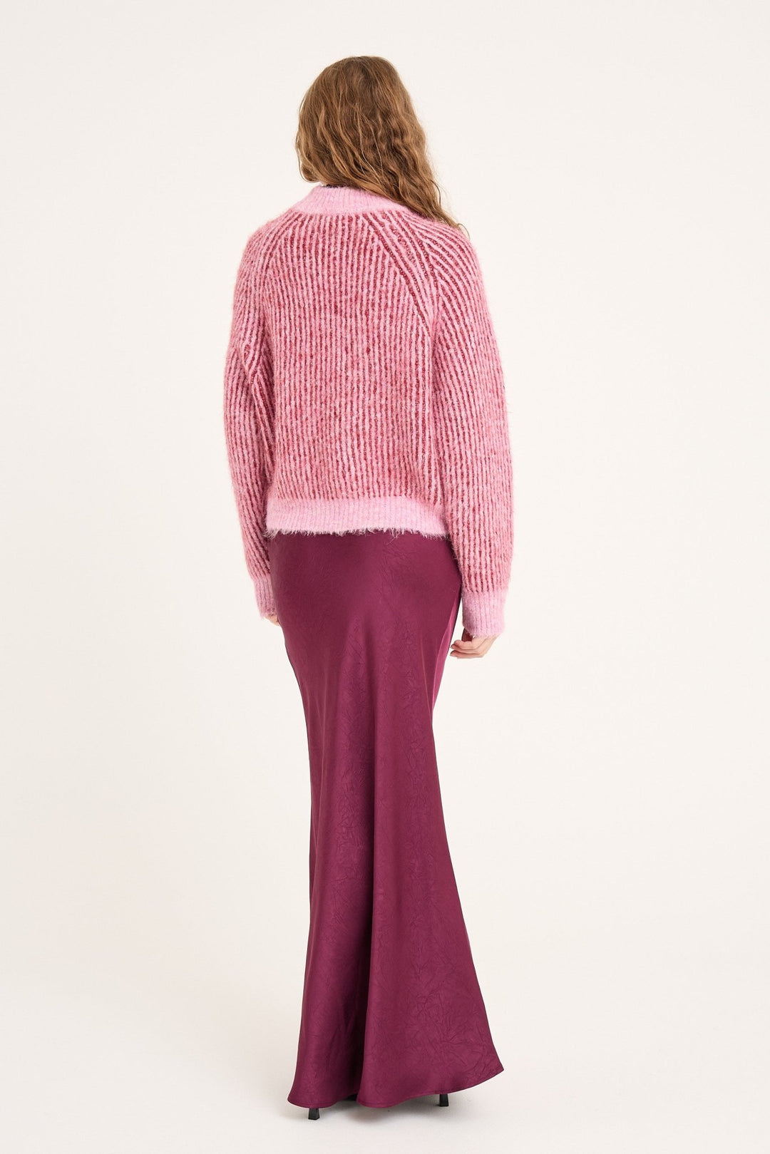 Senna Knit Pullover Rose/Red | Genser | Smuk - Dameklær på nett