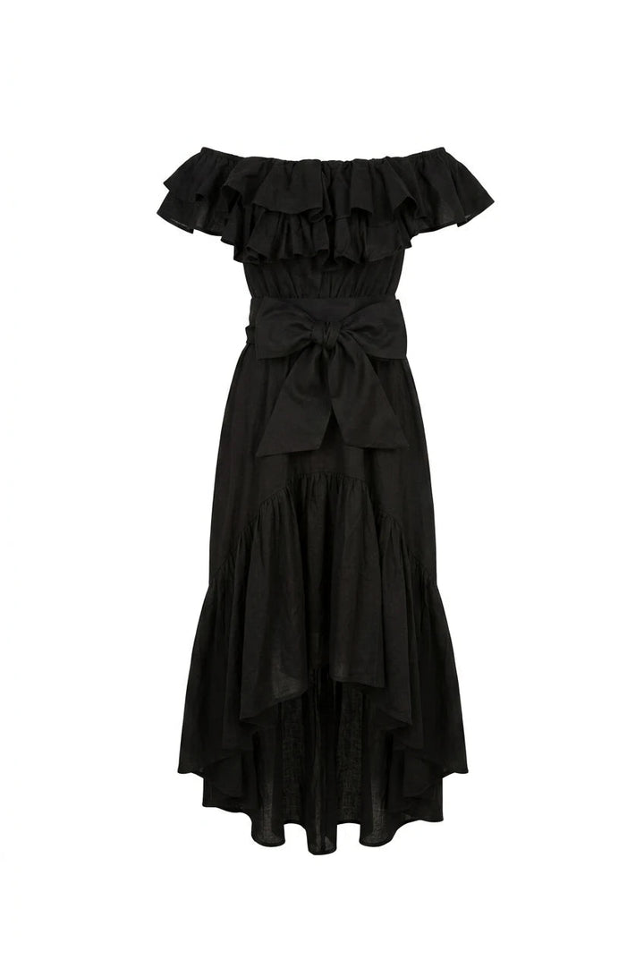 Senorita Cotton Dress Black | Kjoler | Smuk