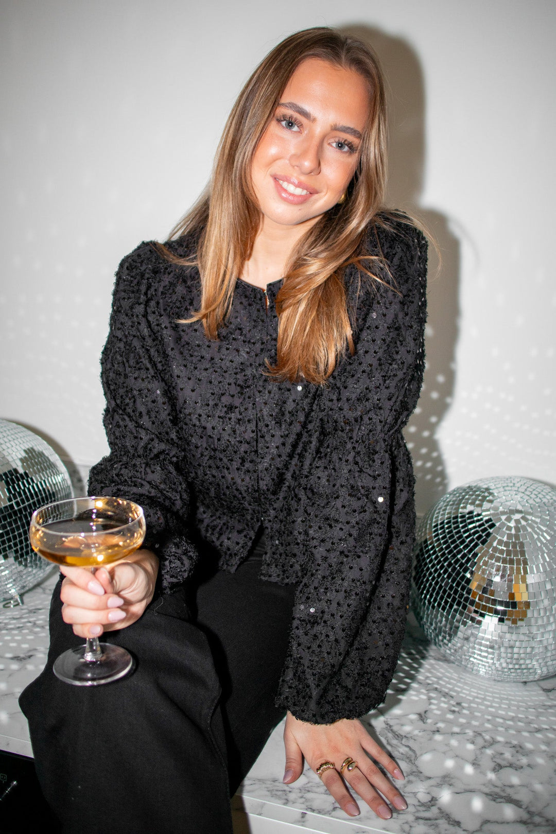 Serala Ls Short Top Black | Topper | Smuk - Dameklær på nett