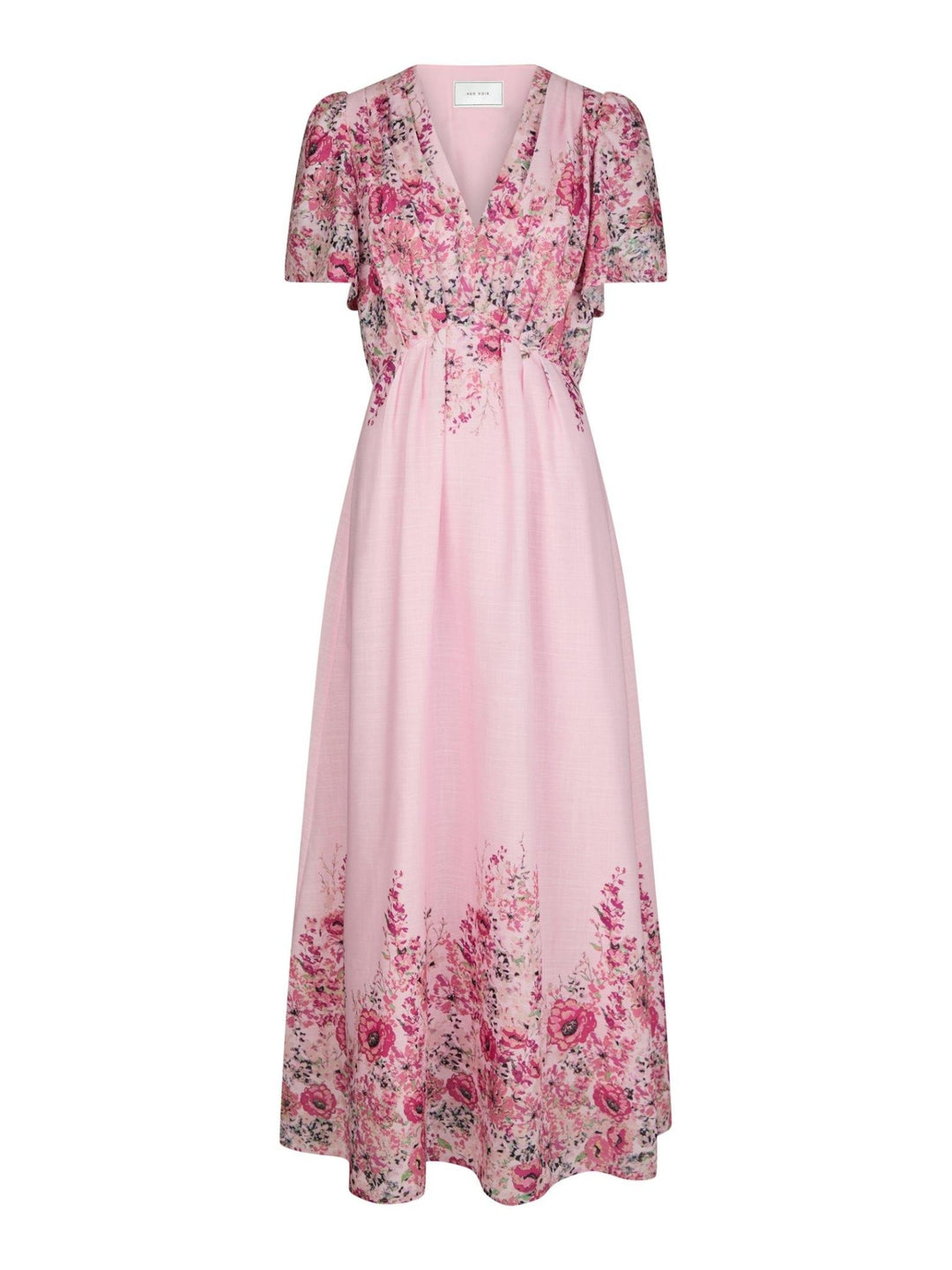 Serna Flower Print Dress Light Pink | Kjoler | Smuk - Dameklær på nett