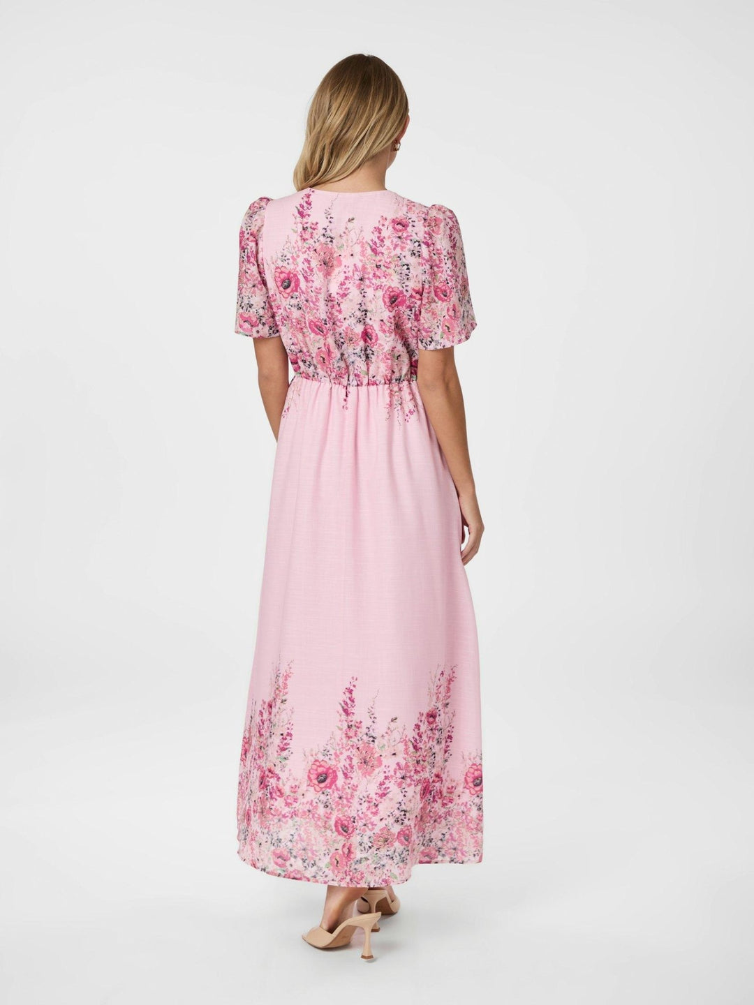 Serna Flower Print Dress Light Pink | Kjoler | Smuk - Dameklær på nett