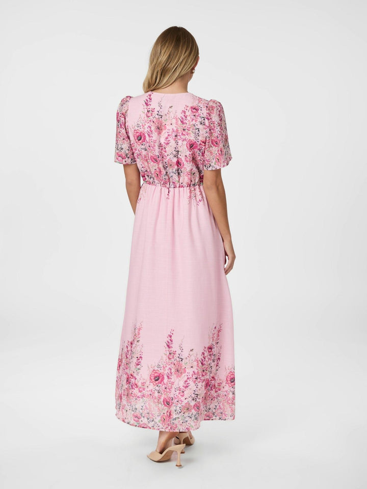 Serna Flower Print Dress Light Pink | Kjoler | Smuk - Dameklær på nett