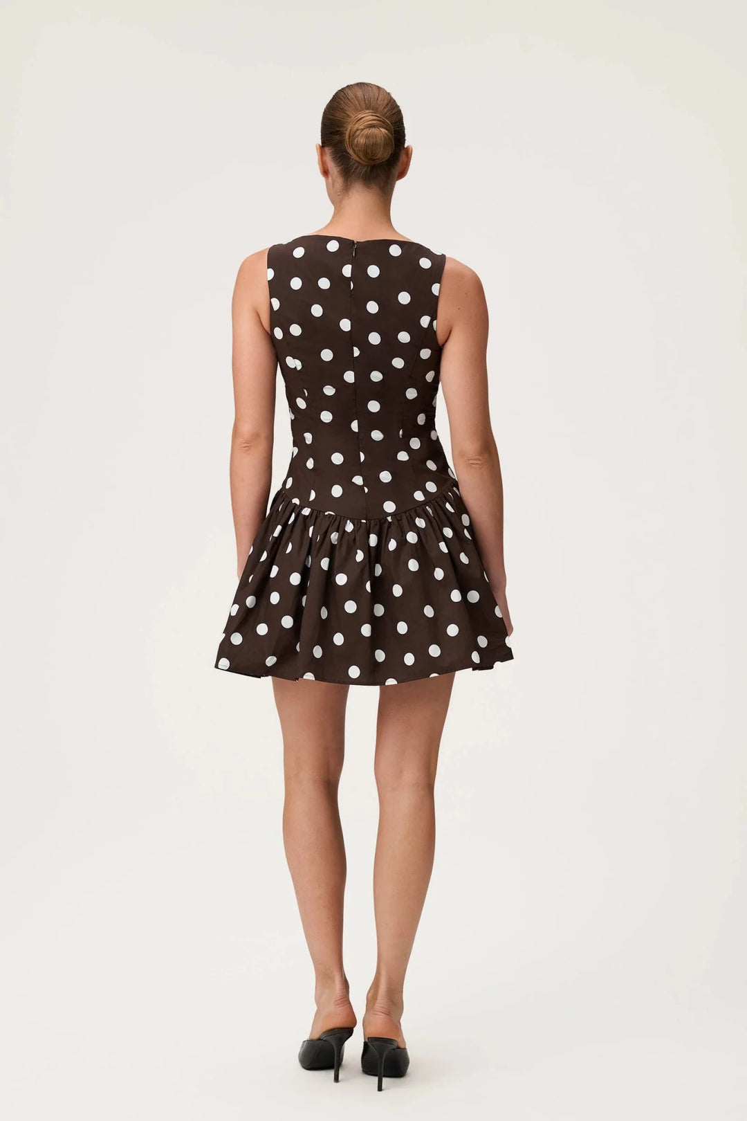Sevilla Dress Small Brown Dot | Kjoler | Smuk