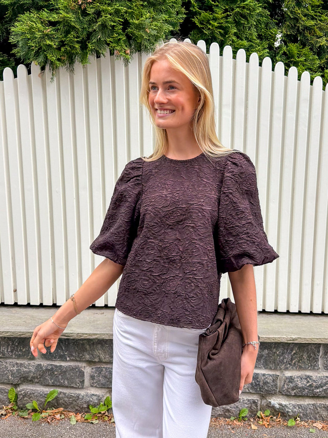 Shelly Blouse Chocolate | Skjorter og bluser | Smuk