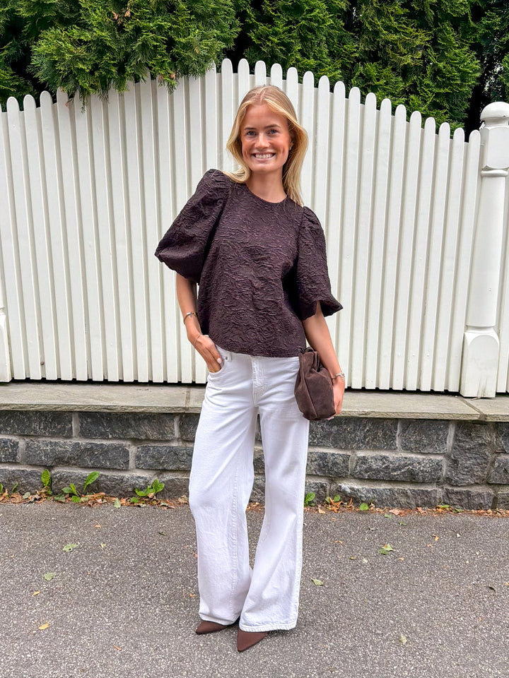 Shelly Blouse Chocolate | Skjorter og bluser | Smuk