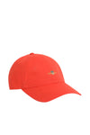 Shield Cotton Twill Cap Orange Red